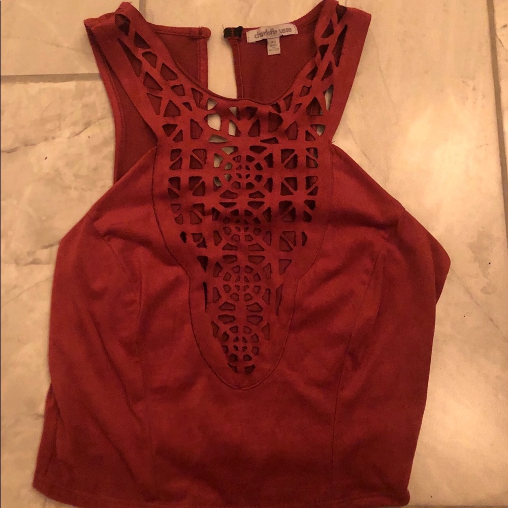 Cut out Crop Top